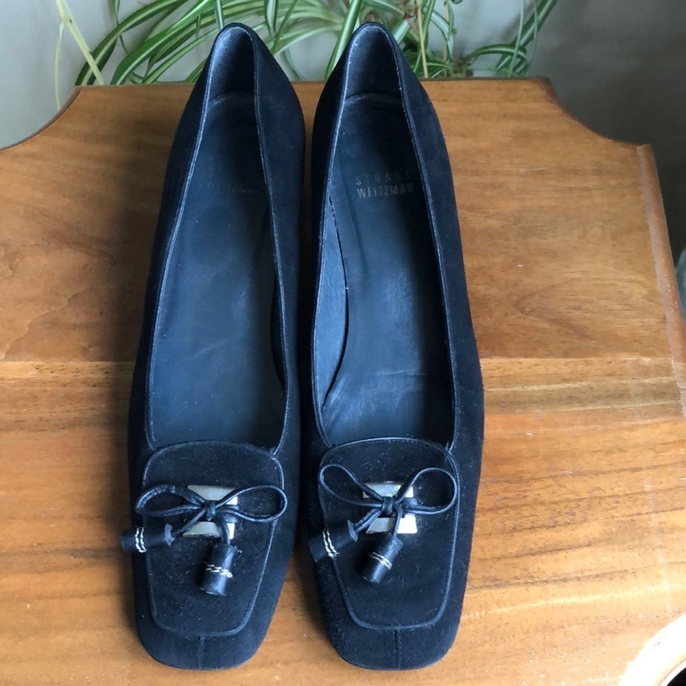 𝅺Vintage Stuart Weitzman block heels